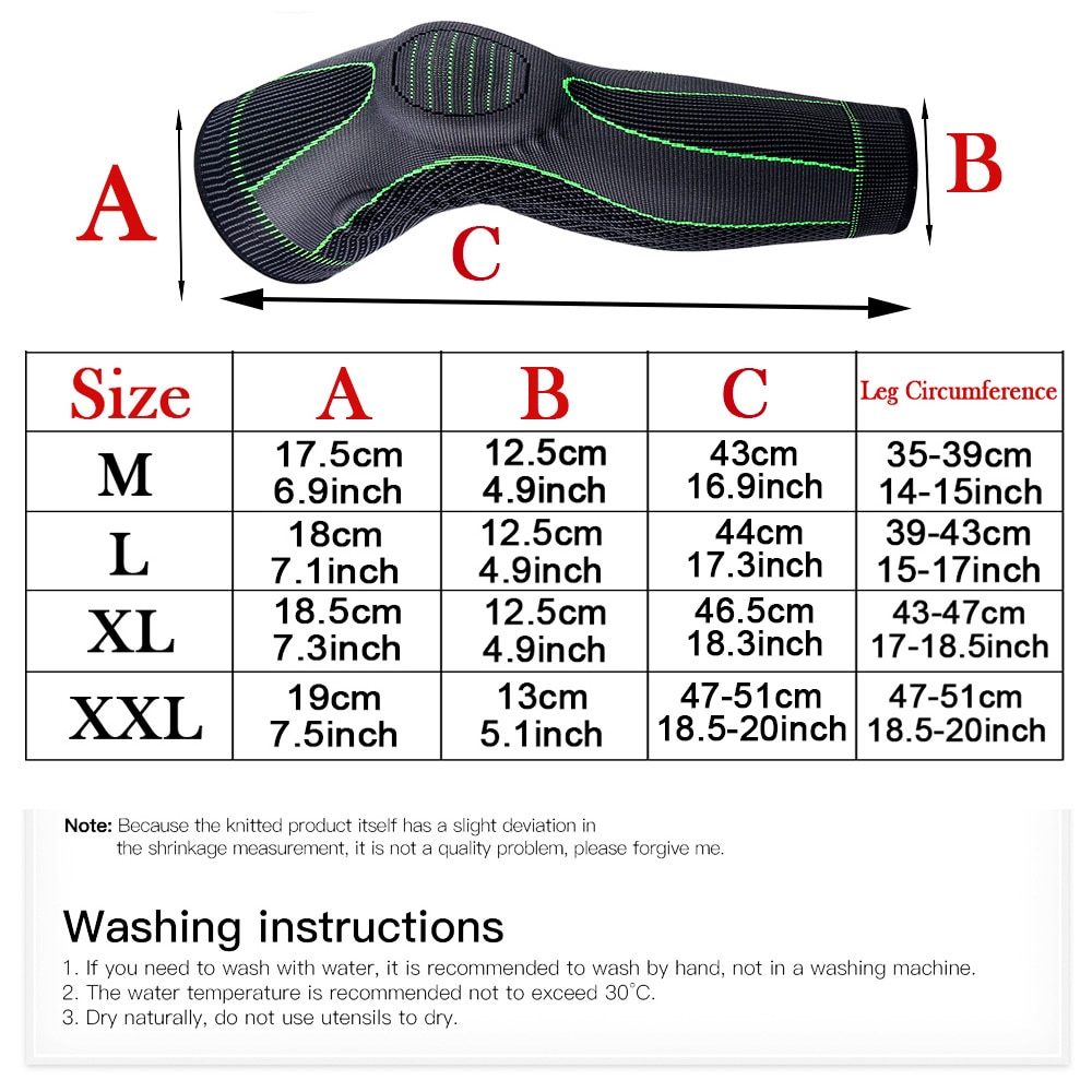 Tcare 2pcs/Pair Full Leg Compression Sleeve for Women Men with Side Spring Stabilizers & Patella Gel Pad Stretch Long Leg Sleeve