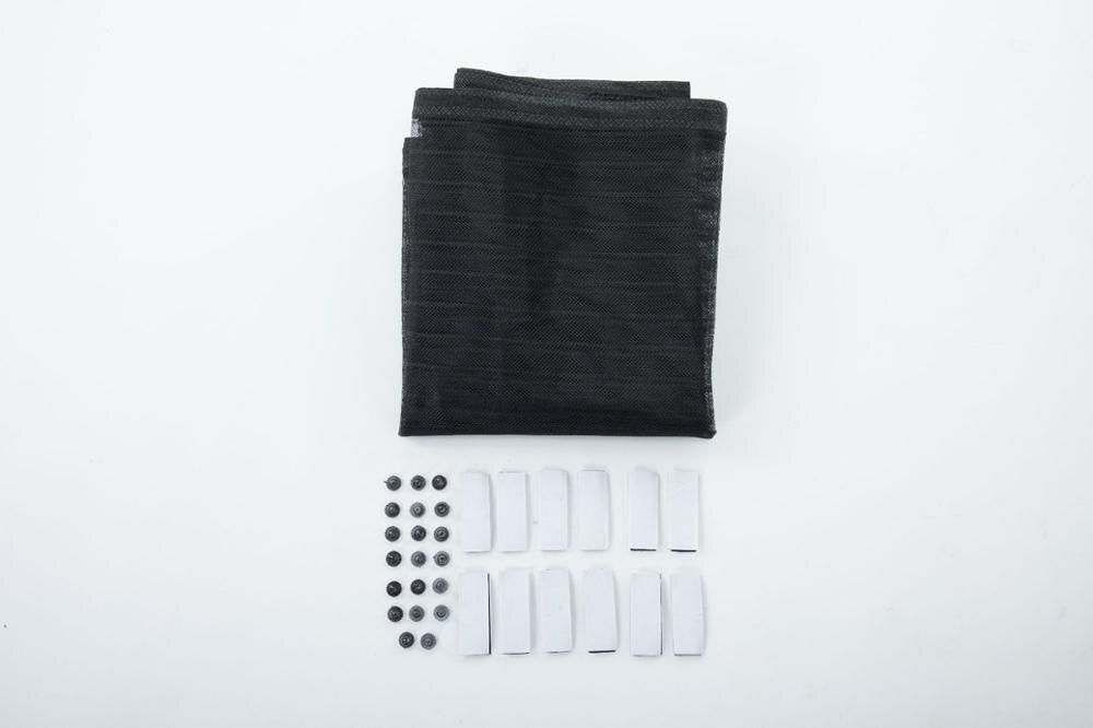 Magic stick magnético Anti Mosquito malla cortina de puerta para puertas de patio porche mascotas RVs: Black / 90x210CM