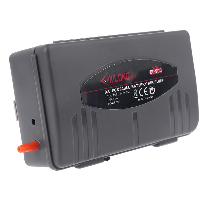 Aquarium Battery Operated Fish Tank Luchtpomp Beluchter Zuurstof Met Lucht Steen 5W