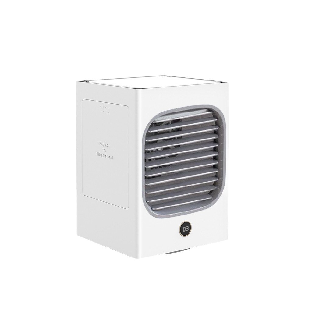 Mini Portable Air Conditioner Humidifier Purifier Desktop Cooling Fan Air Cooler Fan Mini Refrigeration Spray Air Cooler#gb40: Default Title