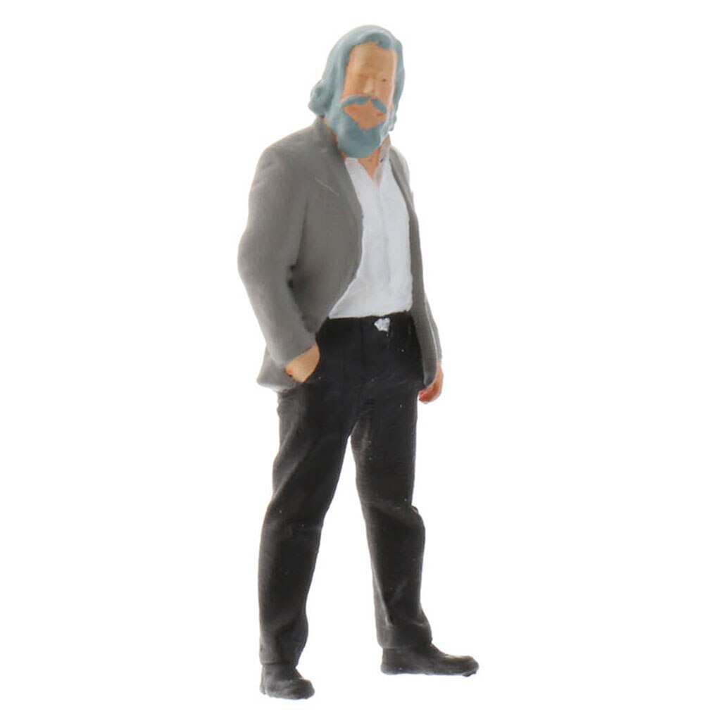 1/64 personen figuren professor miniatuur model trein scène accessoires s meter