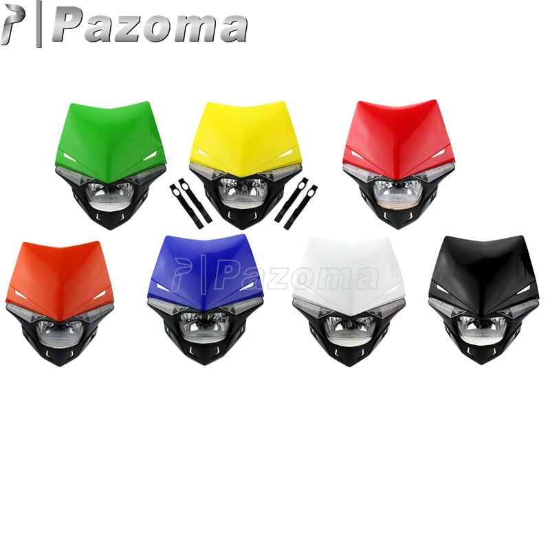Motorrad Enduro Kopf Licht Supermoto Moto-Cross Universal- Scheinwerfer Dual Sport für KTM EXC SX SXF XC MX SMR