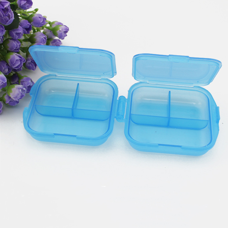 6 Grids Transparent Storage Box Home DIY Jewelry Nail Art Beads Sequin Diamond Receive Case Portable Organizer Two Layers Of Box