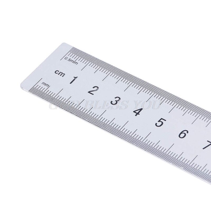 15/20/30Cm Straight Aluminium Ruler Meten Inch/Cm Naaien Craft Diy Thuis