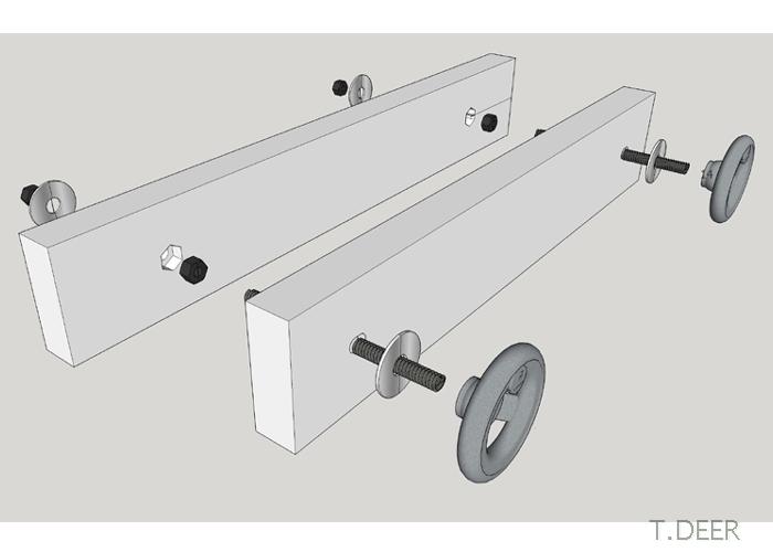 Volante de mano de hierro fundido de 5 &quot;para carpintería, accesorios de banco de trabajo, mesa de carpintería, tornillo de banco Moxon