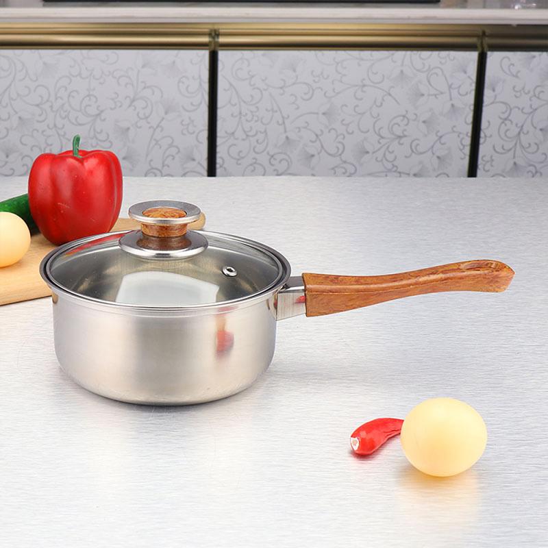 6 pieces of food grade stainless steel pot set high-end soup pot cooking pot set kitchen pot set ollas de cocina