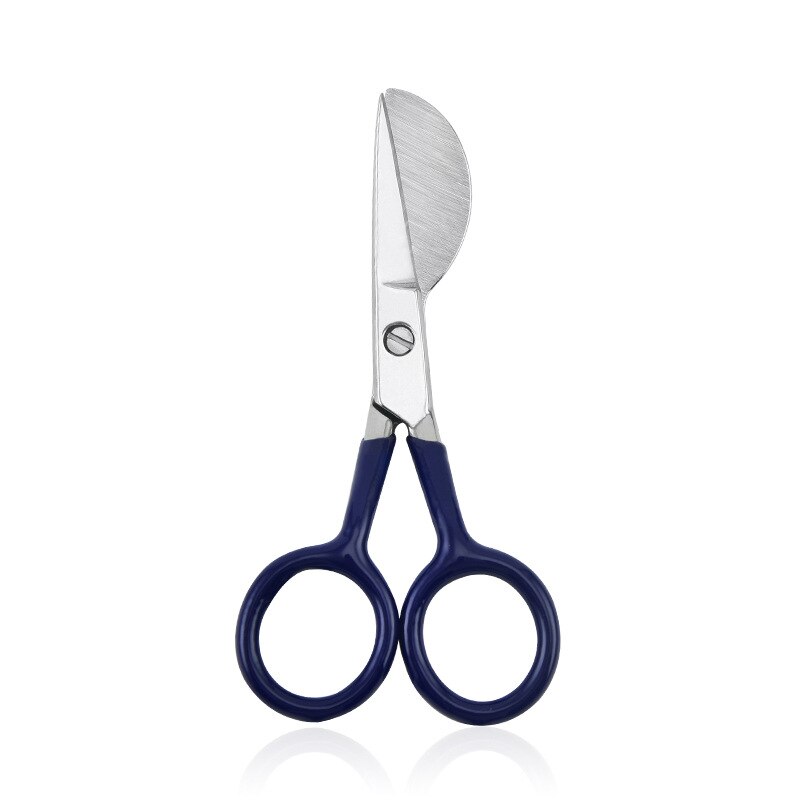 Stevige Tapijt Trimmer Schaar Scherpe Eendenbek Applique Schaar Rvs Naaien Borduren Schaar Blikscharen G2AB: Blue