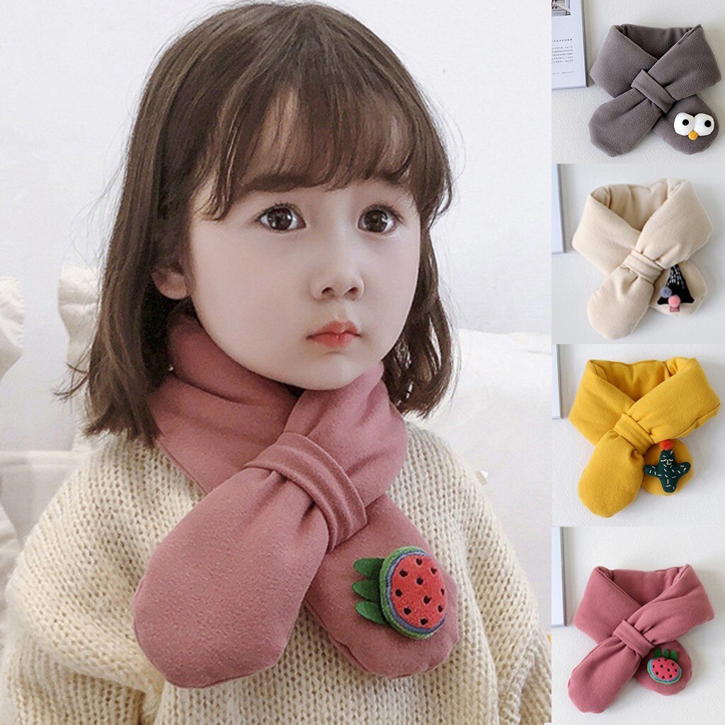 Meninos E Meninas Bonito Manter Xales Cachecóis Colarinho Espessamento Inverno foulard Echarpe sciarpa sjaal cache cou enfant шарф зима
