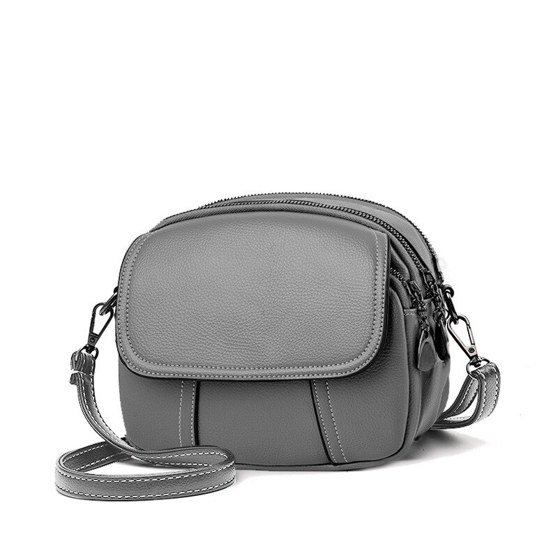 Borse da donna di moda borsa a tracolla in morbida pelle Pu borsa a tracolla piccola da viaggio Casual da donna di alta qualità 2022 Sac: gray crossbody bag