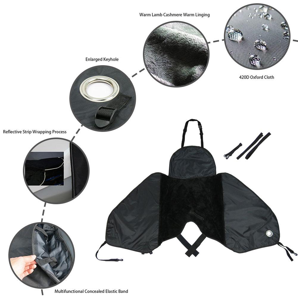 Trapunta antivento Autunno inverno bici elettrica antipioggia copri gamba coperta per ginocchio guanti freddi scooter tuta fredda generale