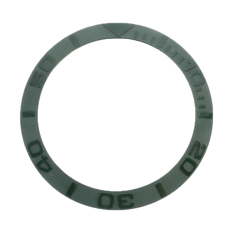 38mm Keramik Uhr Lünette Einsatz Für 40mm Herren Uhr Gesicht Uhren Ersetzen Zubehör Innen Durchmesser 30,7mm: Grün