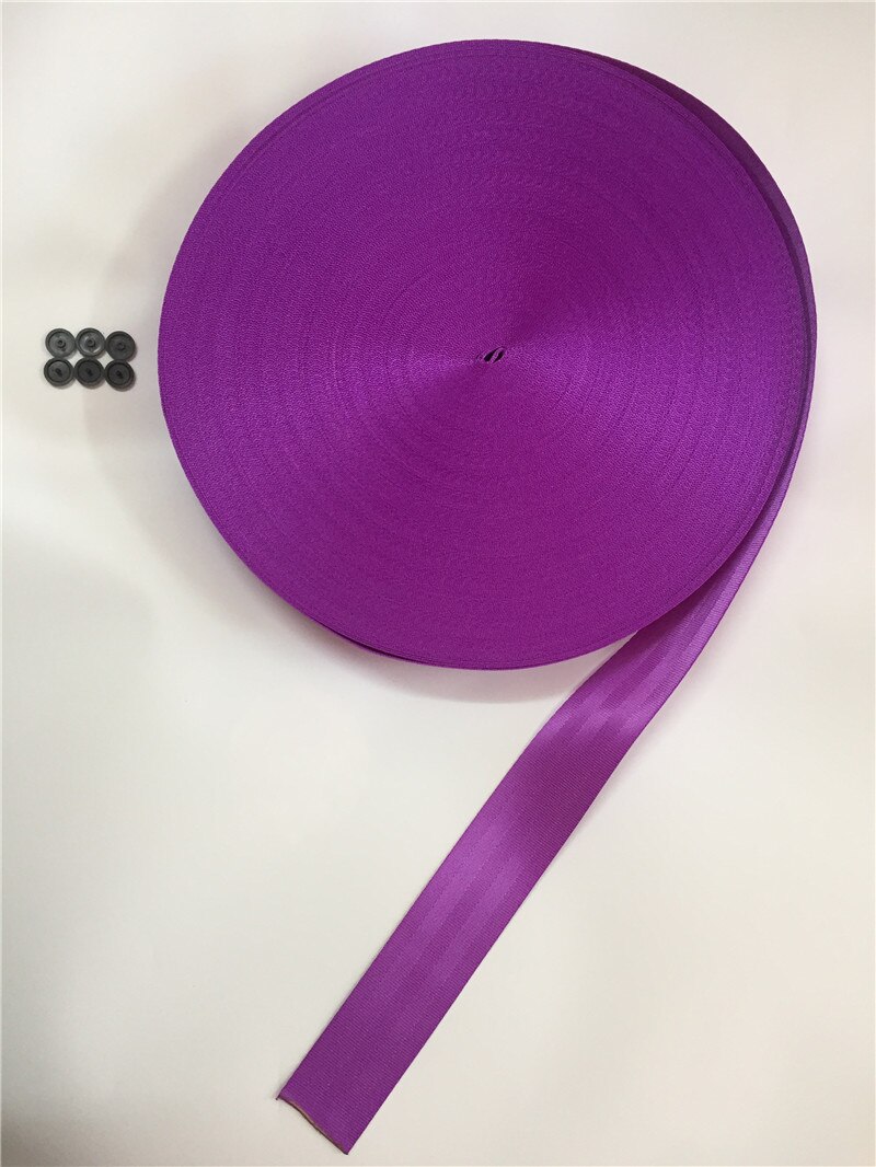 Ruban violet clair de 3-36 mètres pour ceinture de sécurité de voiture, rouleau de 3 c, pour harnais de sécurité, sangle pour ceinture de sécurité de voiture à faire soi-même: 10 mètres
