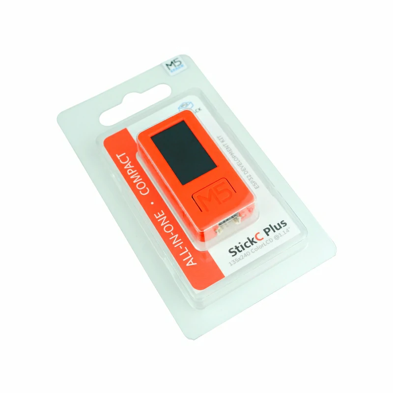 M5Stack oficial M5StickC PLUS-PLUS2 con accesorios de reloj Mini Kit de desarrollo IoT controlador IoT de pantalla TFT de 1,14 pulgadas: Beige