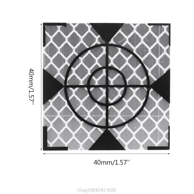Reflector Sheet 40x40mm Reflective Tape Total Station Widely Used Enginee D17 20