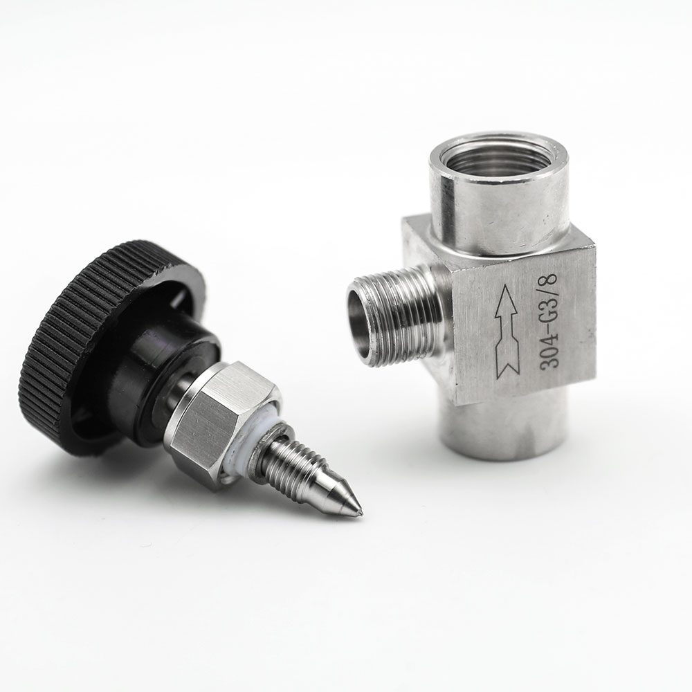 1/8" 1/4" 3/8" 1/2" BSP NPT Stainless Steel Female SS 304 Tube Shut Off Flow Control Adjustable Needle Valve For Water Gas Oil