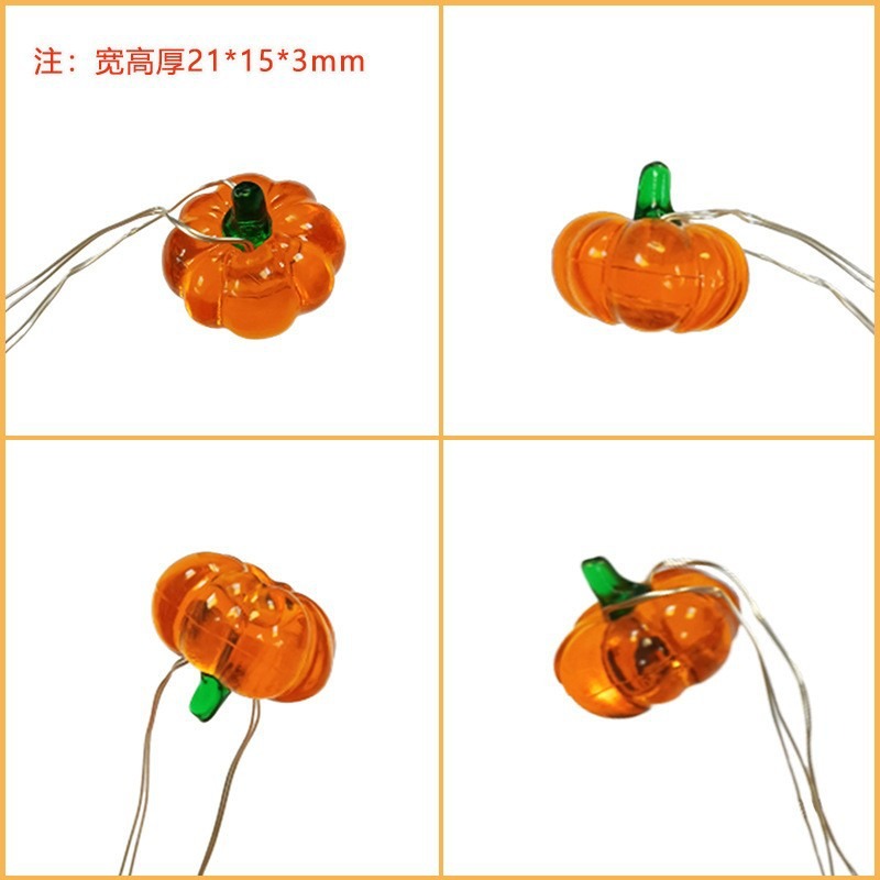 Pumpkin Horror Eyeballs LED String Lights Portable Leds Halloween Party Decoration For Home Bar Atmosphere Decor