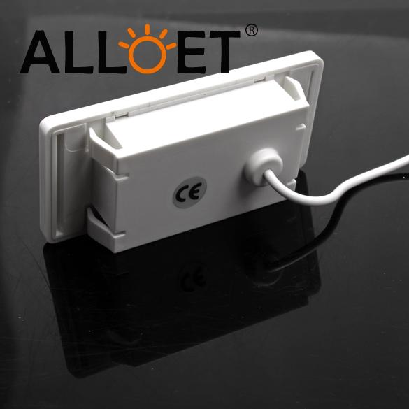 100% Brand and Potable Solar Powered Digital LCD Thermometer -50℃ ~ 150℃ Sensor Cable 1M