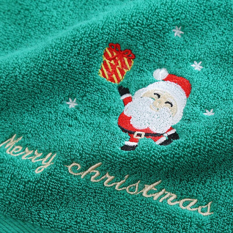 Xmas Hand Gezicht Handdoek Kerst Keuken Theedoek Rode Kerstman Nieuwjaar Thuis Handdoeken Badkamer Wassen Doek Man vrouw Gym