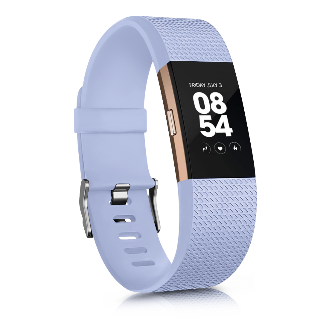 Correa suave de TPU para Fitbit Charge 2, correa de reloj inteligente, pulsera para Fitbit Charge 2, repuesto de pulsera: L / Red black