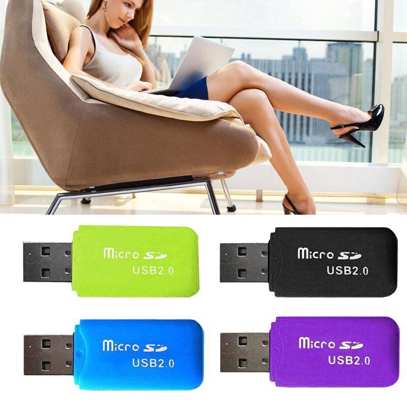 Lecteur carte USB 2.0 SD/TF USB2.0 U disque ordinateur accessoires
