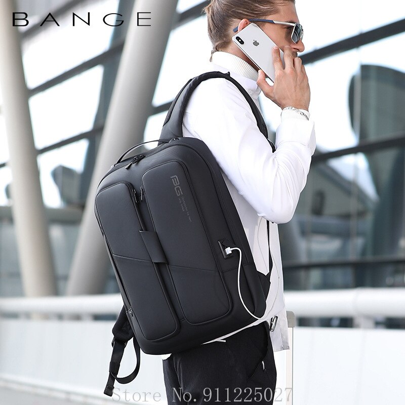 Xiaomi-mochila de negocios de , bolso de hombro para ordenador de 15,6 pulgadas, con carga USB, resistente al agua, para viaje, Moto y motociclista