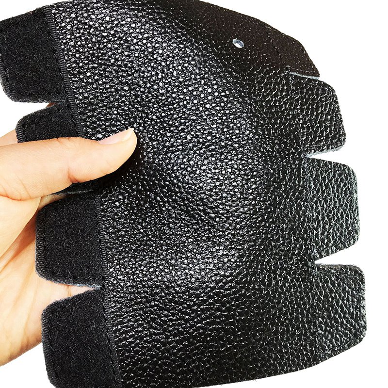 Protège-main Pour Cor D'harmonie - Housse Simili Cuir Noir - Taille 13,5x11 Cm - Anti-dérapant