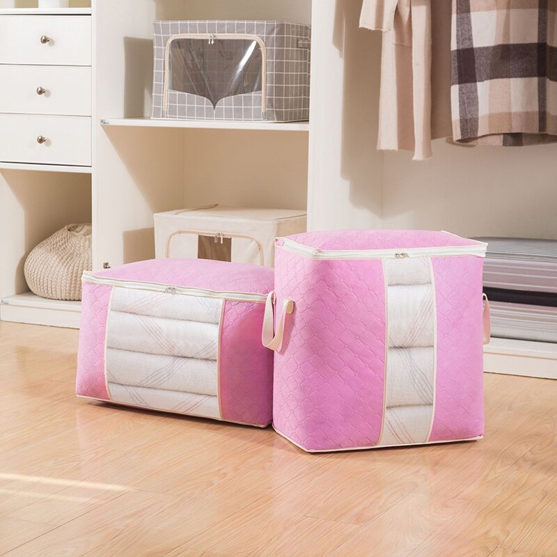 Clothing Storage Bag Package Foldable Quilt Blanket Wardrobe Organizer Large Capacity Travel Shoe Clothes Toys Pouch Accessories