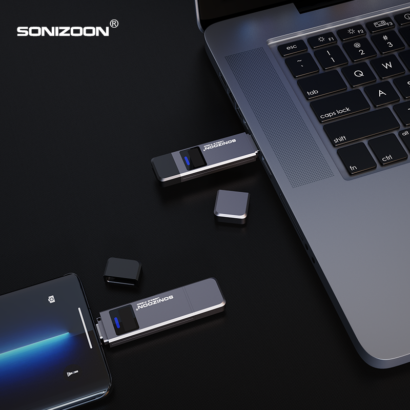 Sonizoon criptografia de impressão digital portátil ssd512/256 função proteção gbwrite estado sólido usb flash drive tpyec pendrive usb3.2