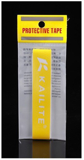 Selvklæbende badminton ketcher hovedkant beskytter tape pu anti maling af slidstærk sport badminton tilbehør udstyr: W