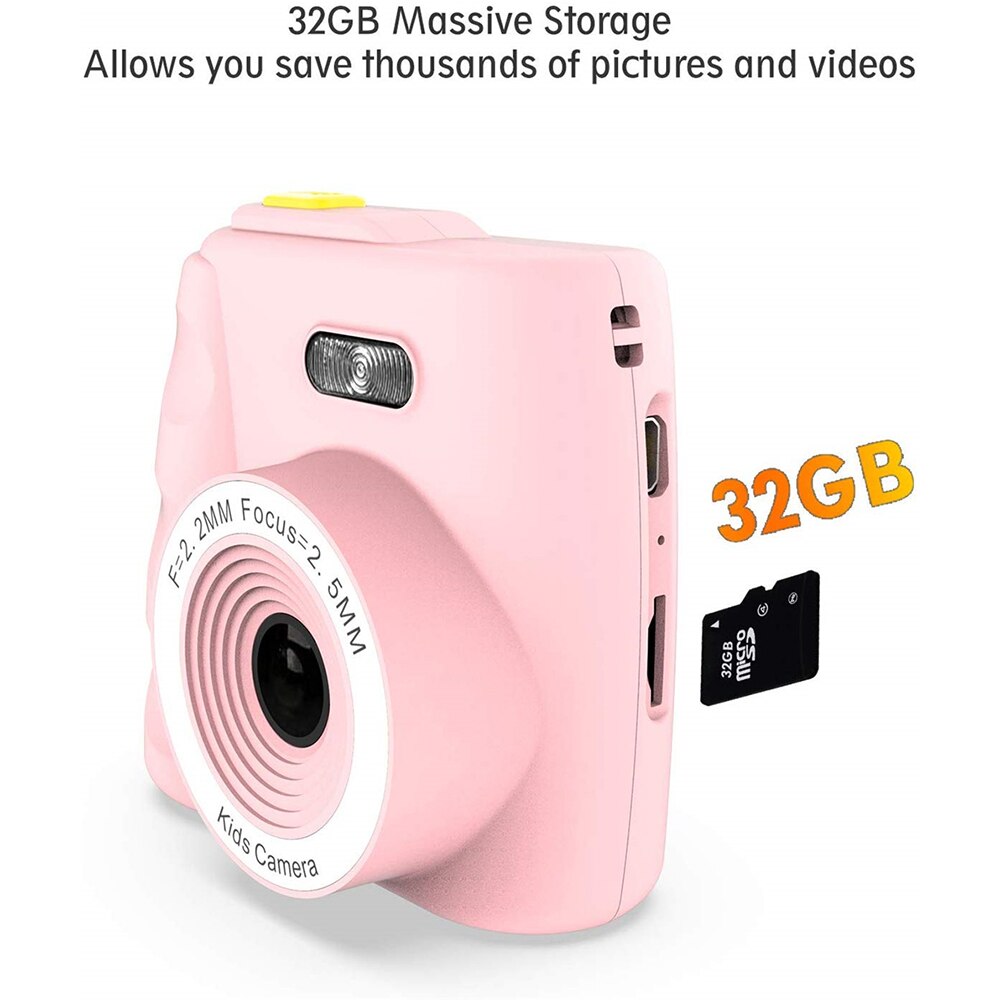 1080P Digital Mini Camera P10 Children Digital Camera Projection Video HD Camera For Kids Christams Year Birthday