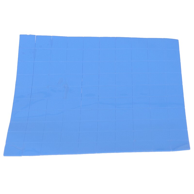 100Pcs 10*10*0.5mm Thermal Pad GPU CPU Heatsink Cooling Conductive Silicone Pad