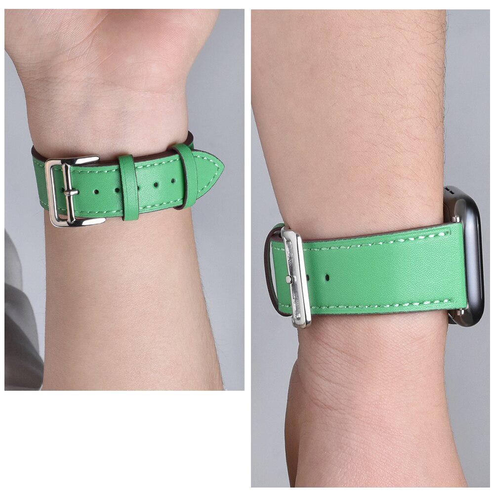 Leer Loop Band Voor Iwatch 40Mm 44Mm Sport Band Tour Band Voor Apple Horloge 42Mm 38Mm Serie 2 3 4 5 6 Se