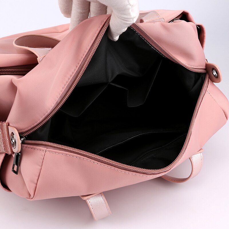 Piler Oxford femmes sac à main week-end Duffle voyage imperméable Nylon femmes sac rose grand sac à bandoulière bagages Boston sac à main