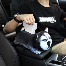 Universal Cute Animal Car Tissue Holder Back Hanging Tissue Box Covers Napkin Paper Towel Box Holder Case Paper Towel Holder