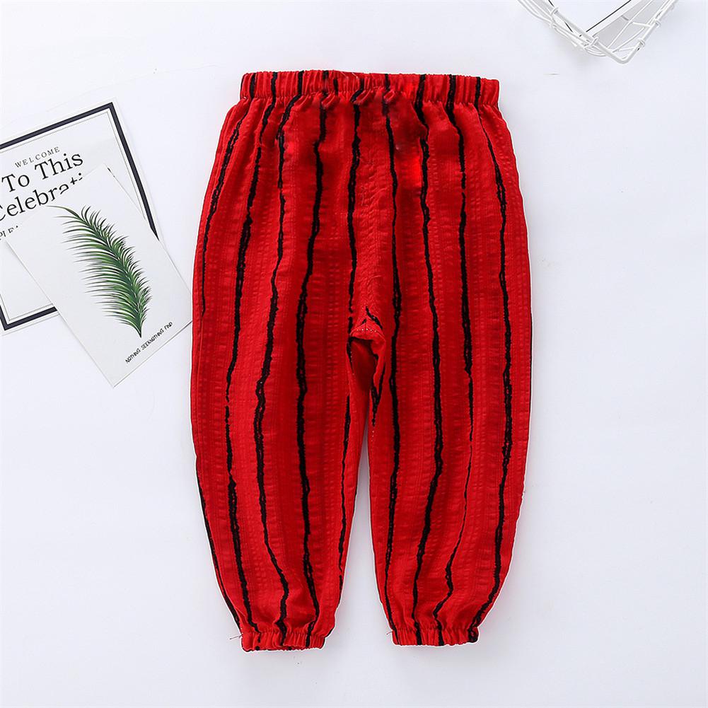 DishyKooker niños Mosquito Control pantalones de algodón para chicos de verano de las niñas de impresión pantalones sueltos Ramdom