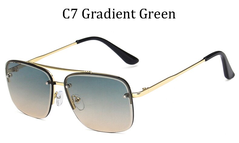 Aoze classic style cool unisex sunglasses brand men's vintage sunglasses zonnebril dames UV: 81013 C7