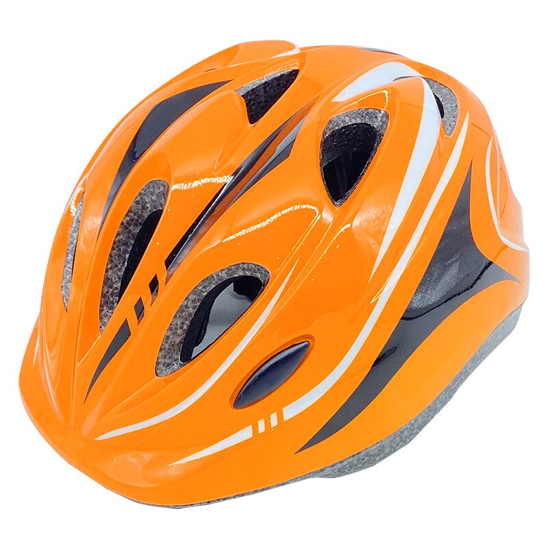 Lasten pyöräilykypärä eps ultrakevyt lasten mtb maantiepyöräilykypärät turvallinen pyöräily lasten hengittävä kypärä päänsuoja  bc0092: Oranssi