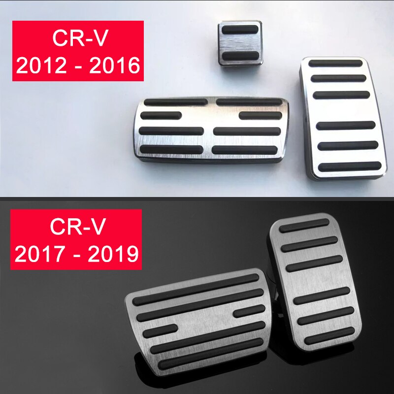 Aluminum alloy Car Accelerator Gas Pedal Brake Pedal plate Cover For Honda CR-V CRV