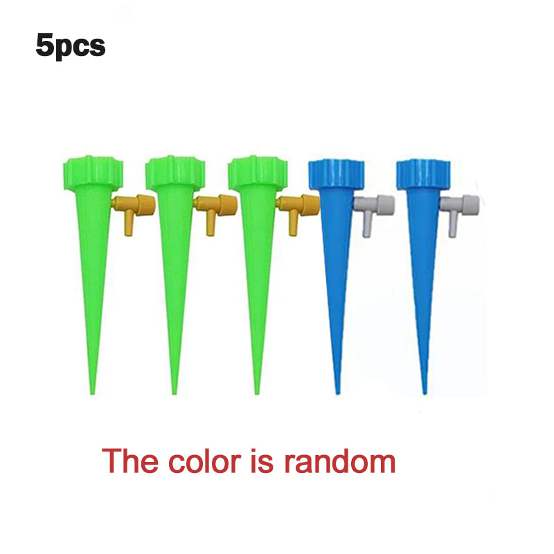 Automatiskt droppbevattningssystem självbevattningskit justerbara blomväxter växthus trädgårdstillbehör automatisk vattendroppar: Röd