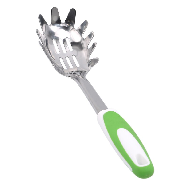 Pasta Noodle Lepel Praktische Pasta Scoop Vergiet Noodle Spaghetti Pollepel Slot Lepel Keuken Gadget Accessoires: green
