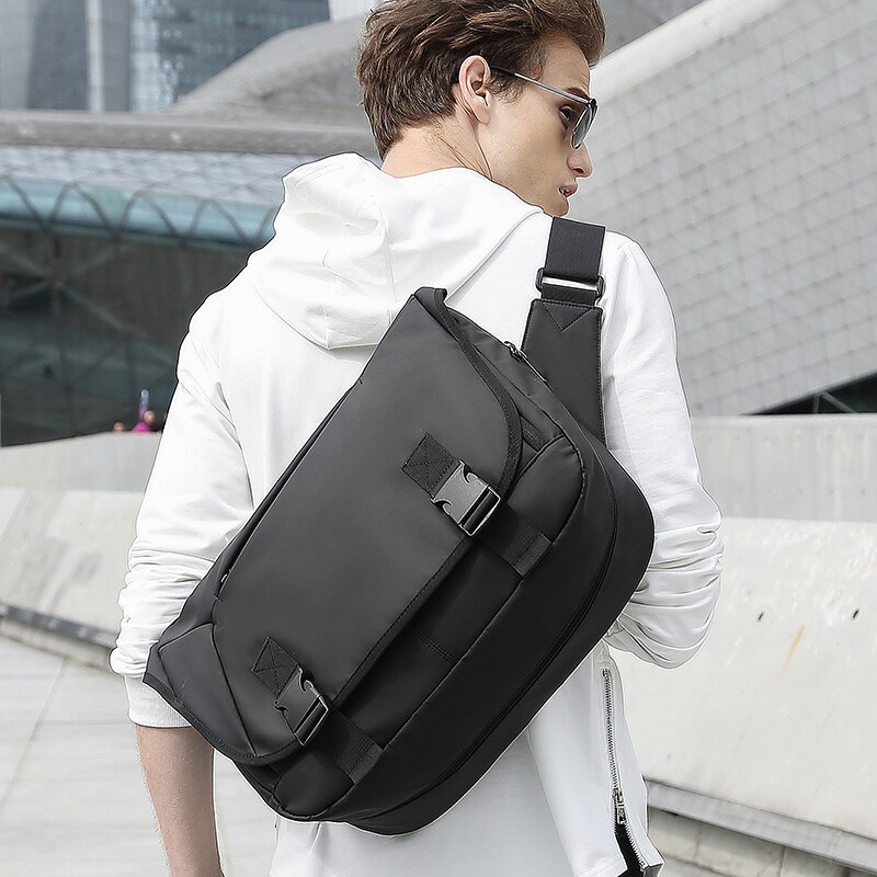 Convertible Laptop Backpack 17.3 Inch Messenger Bag for Men/Women, Black, 17.3 Inch, Contemporary