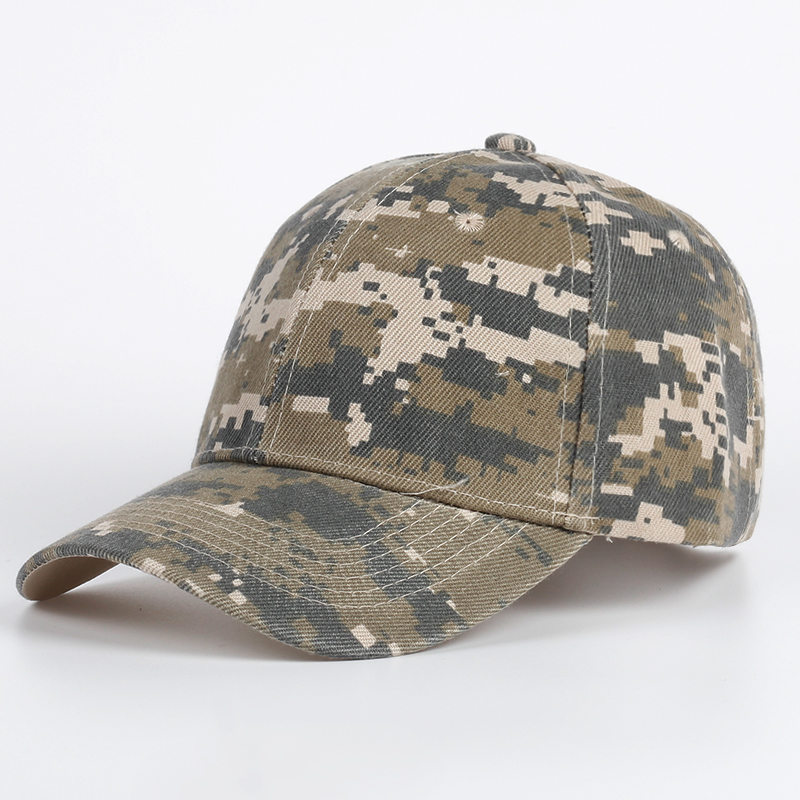 Tunica mærke 100%  bomuldsmonteret hat baseballkasket afslappet army camouflage udendørs sport snapback gorras hatte til mænd kvinder: Khaki