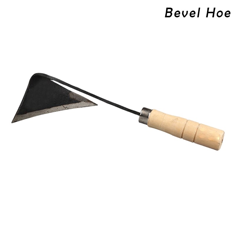 Manilla corta de madera de arado manual, azada, herramienta excavadora tradicional de jardín de estilo coreano para un mejor jardín doméstico J99Store