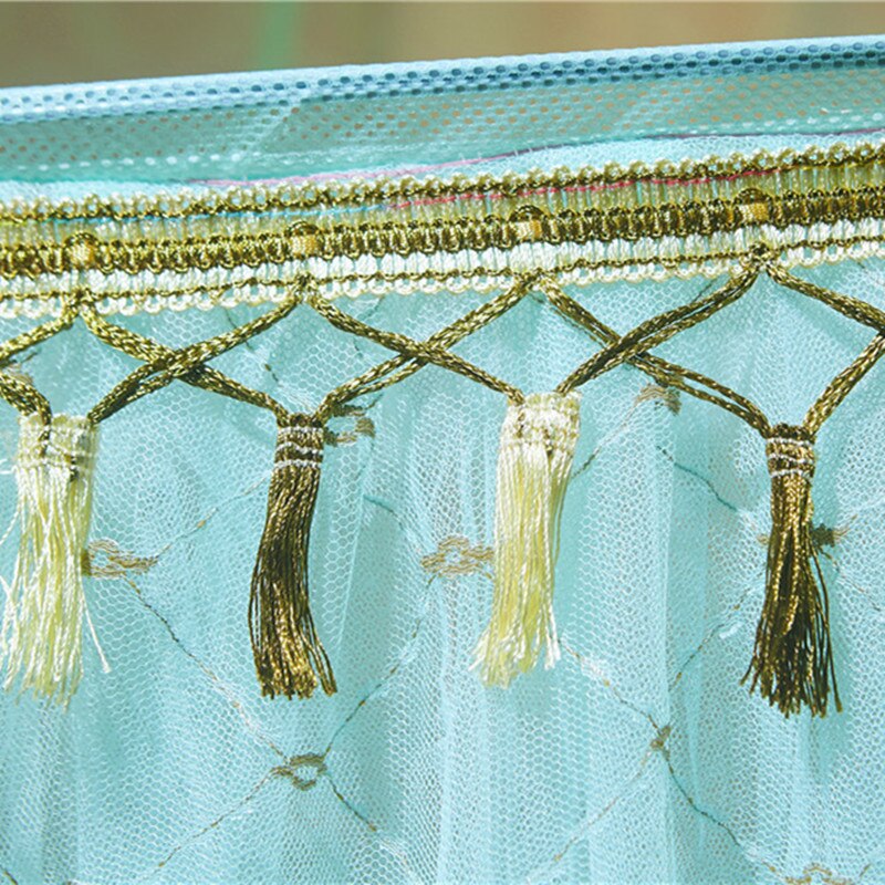 Wisząca kopuła luksusowa moskitiera pojedyncze drzwi w stylu księżniczki styl skandynawski elegancki baldachim robić łóżka zawieszona moskitiera