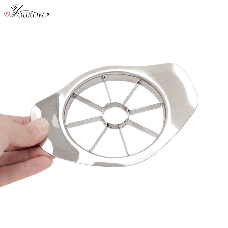 OYOURLIFE 1pc kitchen Stainless Steel Apple Slicers Separator Coring Splitter Cutter Apple Shredders Fruit Vegetable Tools