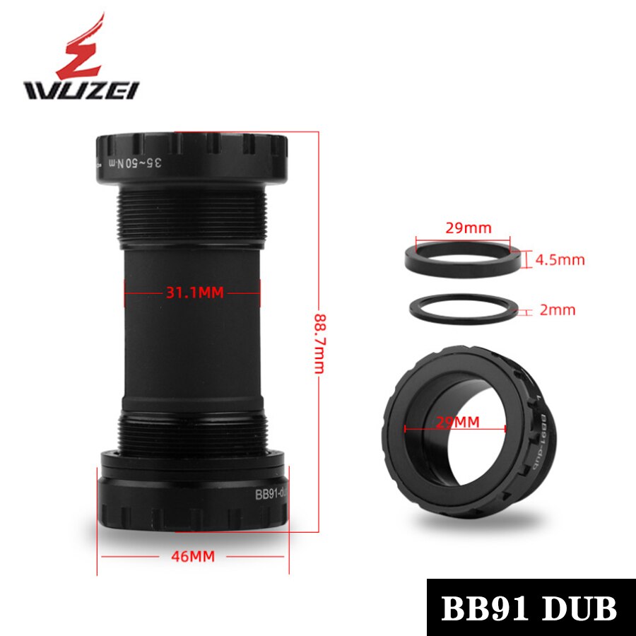 Bicycle DUB BB30 press fit Bottom bracket Bike Compatible shimano with traditional tools for SRAM bb MTB Road BB Crankset Parts: BB91 DUB