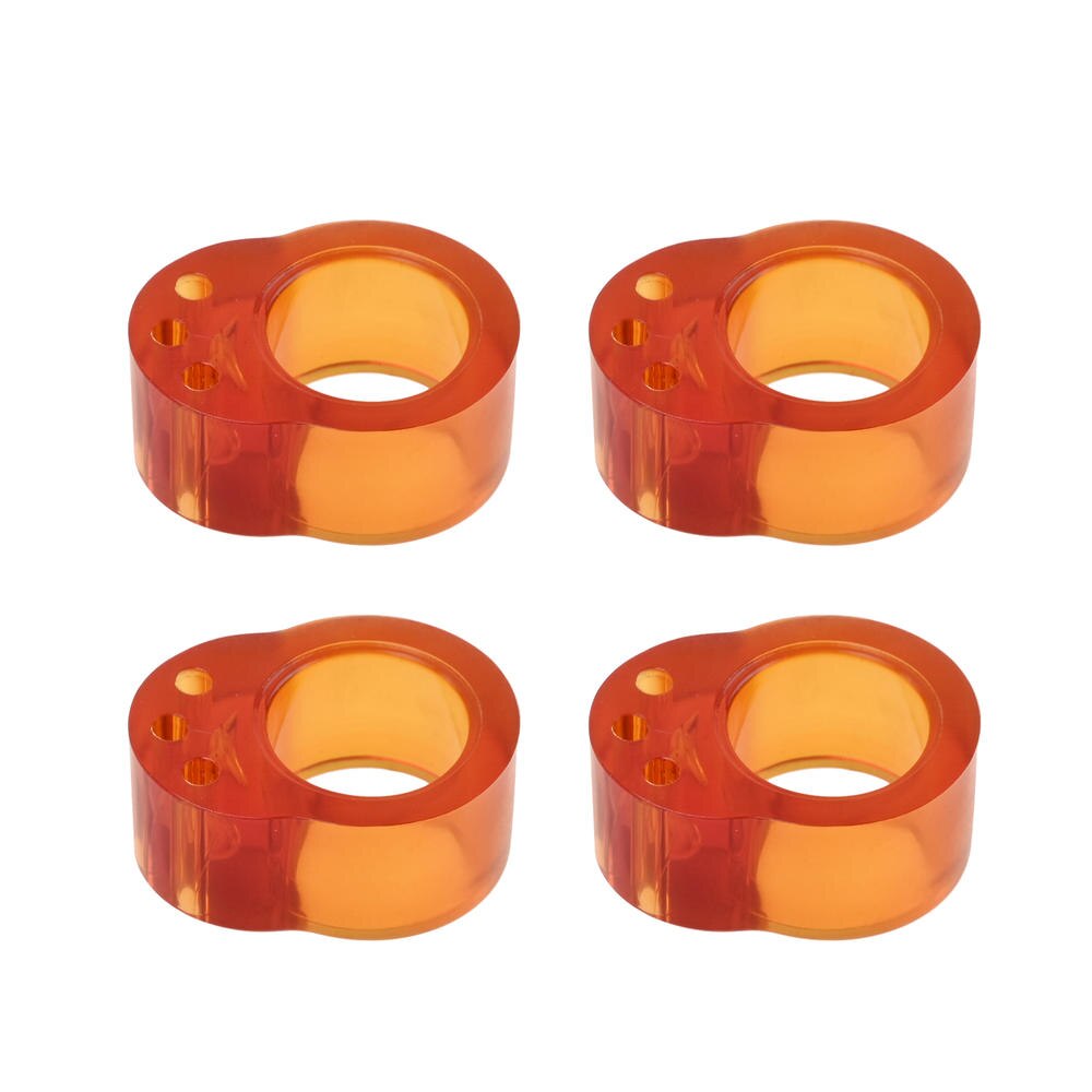 1/4pcs Slam Door Stop Transparent Door Handle Anti-Collision Buffer Buffer To Protect Walls And Furniture Door Stop: 4PCS-B