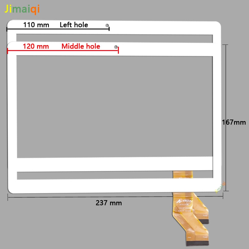 Touch Screen For 10.1&#39;&#39; inch ASCTP-101223 tablet External Panel Digitizer Glass Sensor Replacement Multitouch