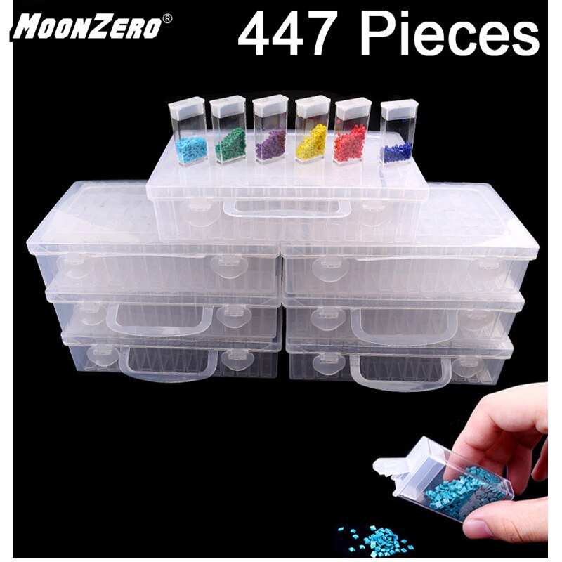 Diamant borduurwerk diamant schilderen tool! Daimond doorzichtige plastic opbergdoos, sieraden Boor Opbergdoos