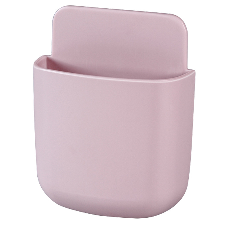 Stationery Organizer Desk Wall Mounted Storage Box with Sticker Pen Holder Bedroom Washroom Organizer Box School Stationery